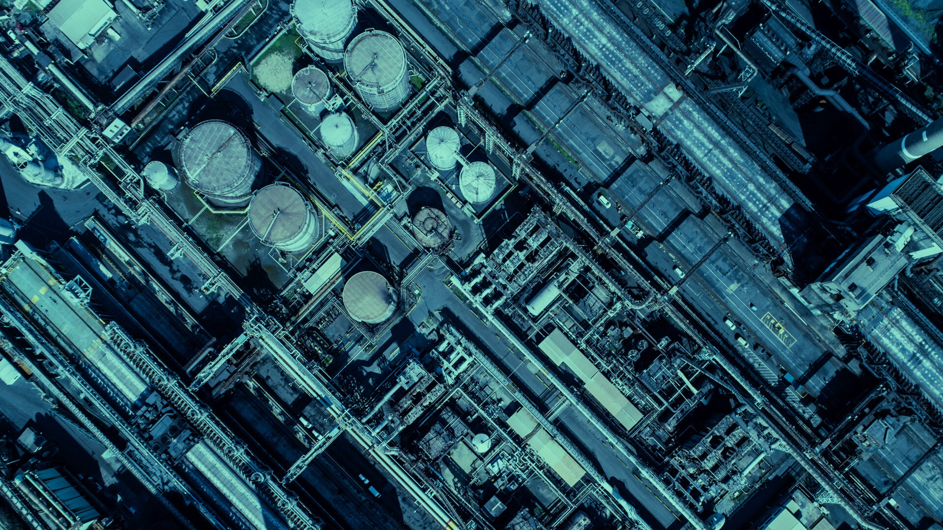 Industrial plant from above