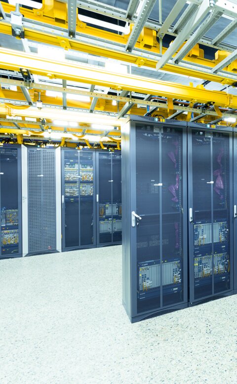 Server-Schränke bei ITC-Provider