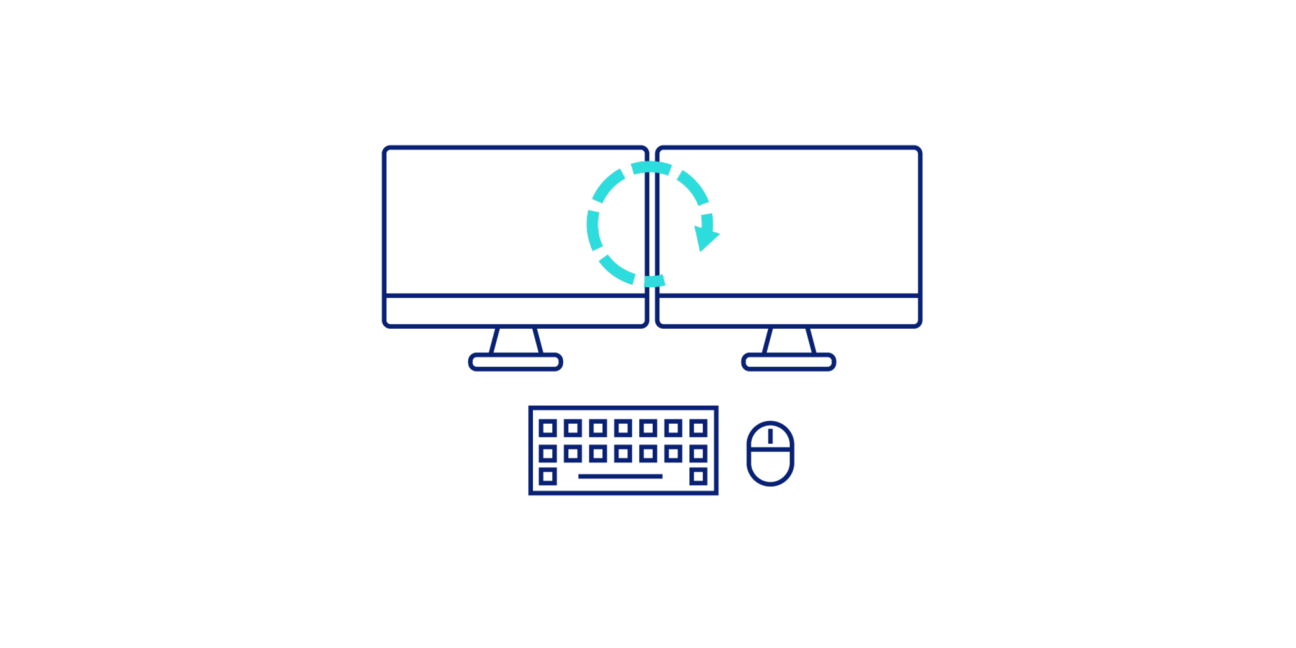 Illustration CrossDisplay-Switching