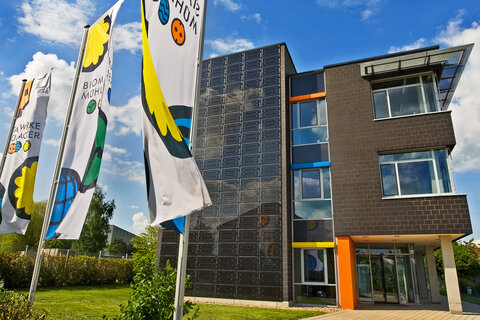 Außenansicht der Stadtwerke Mühlacker