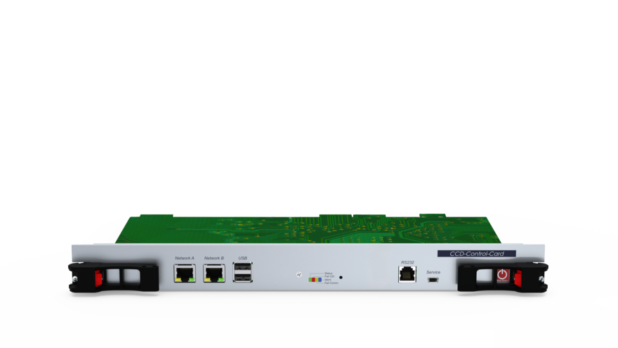 Front view CCD-Control-Card