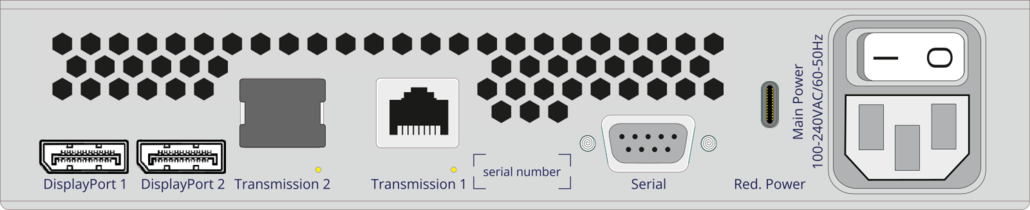 Rear product interface image VisionXS-CON-C-DP-HR-DH-DT 2.0 Rear product interface image VisionXS-CON-C-DP-HR-DH-DT 2.0